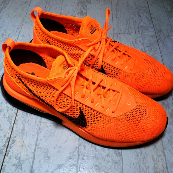 Nike Air Max Flyknit Racer - Total Orange. Size - 10.5 - Picture 4 of 11